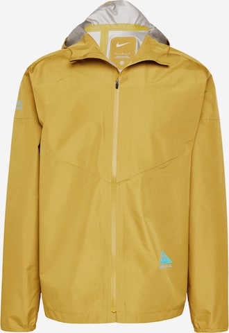 Veste de sport NIKE en jaune : devant