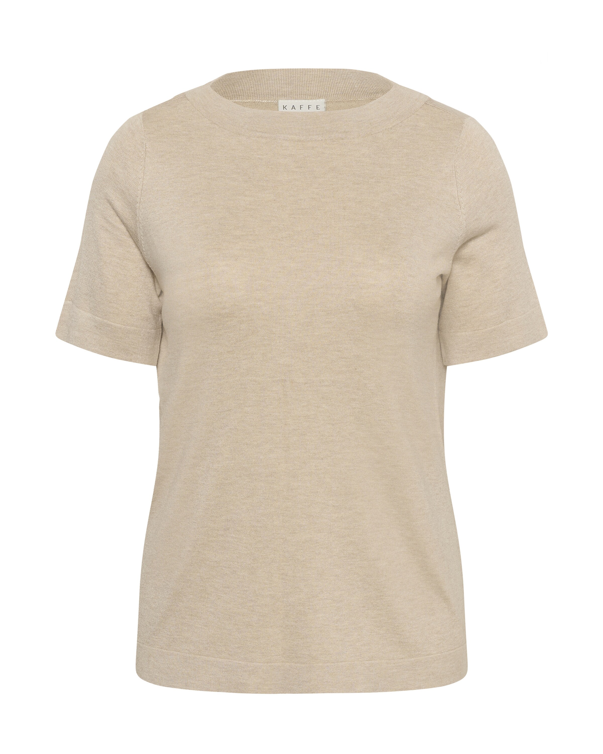 KAFFE CURVE Sweater in Beige: front