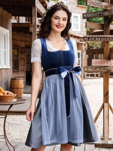 Yesfashion Dirndl‌ in Blau
