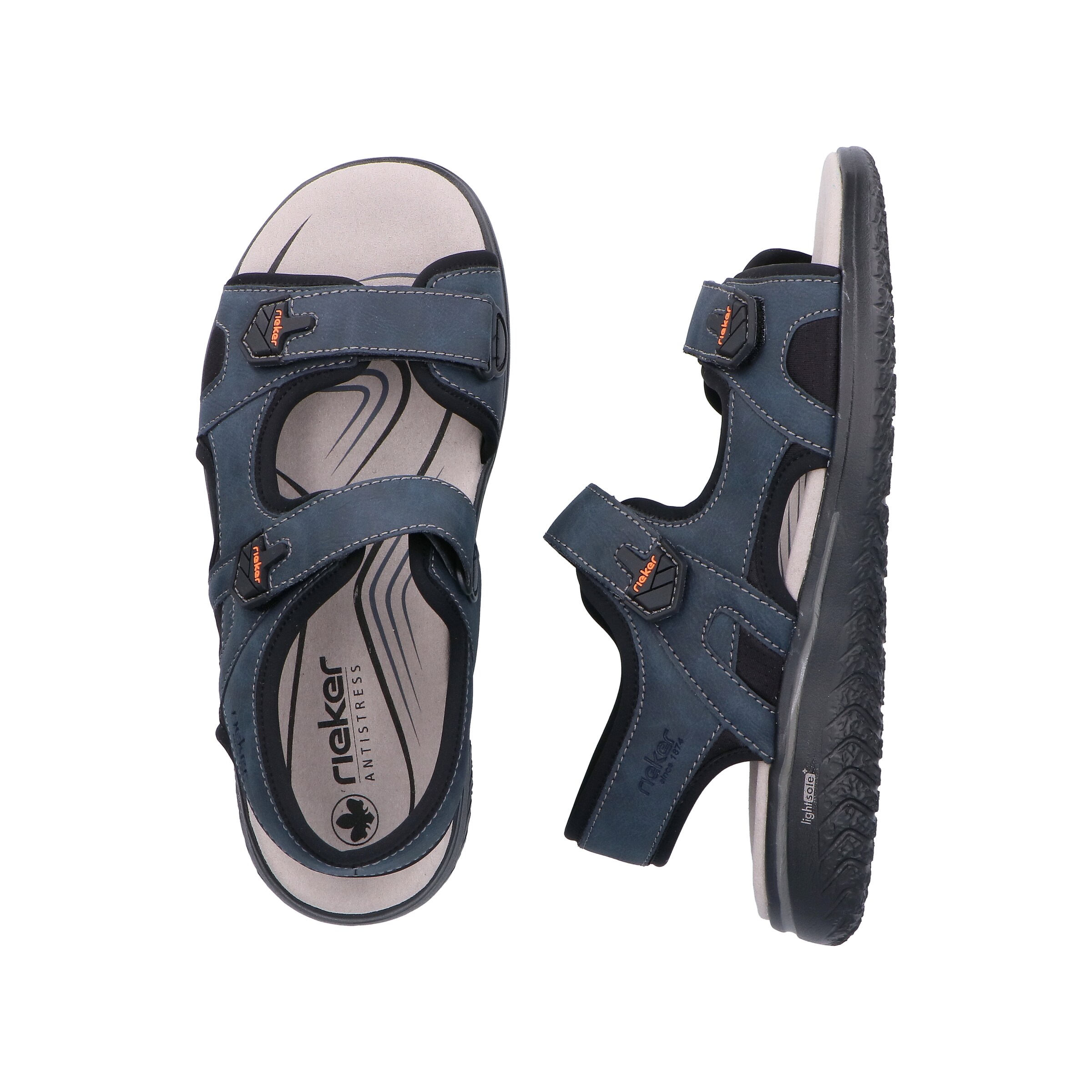Sandales de randonnée Rieker en bleu