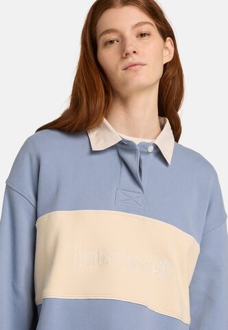 TIMBERLAND Mikina 'Lush Rugby Polo' - Modrá