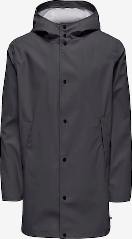 Cappotto di mezza stagione 'ONSLUCA' di Only & Sons in grigio: frontale