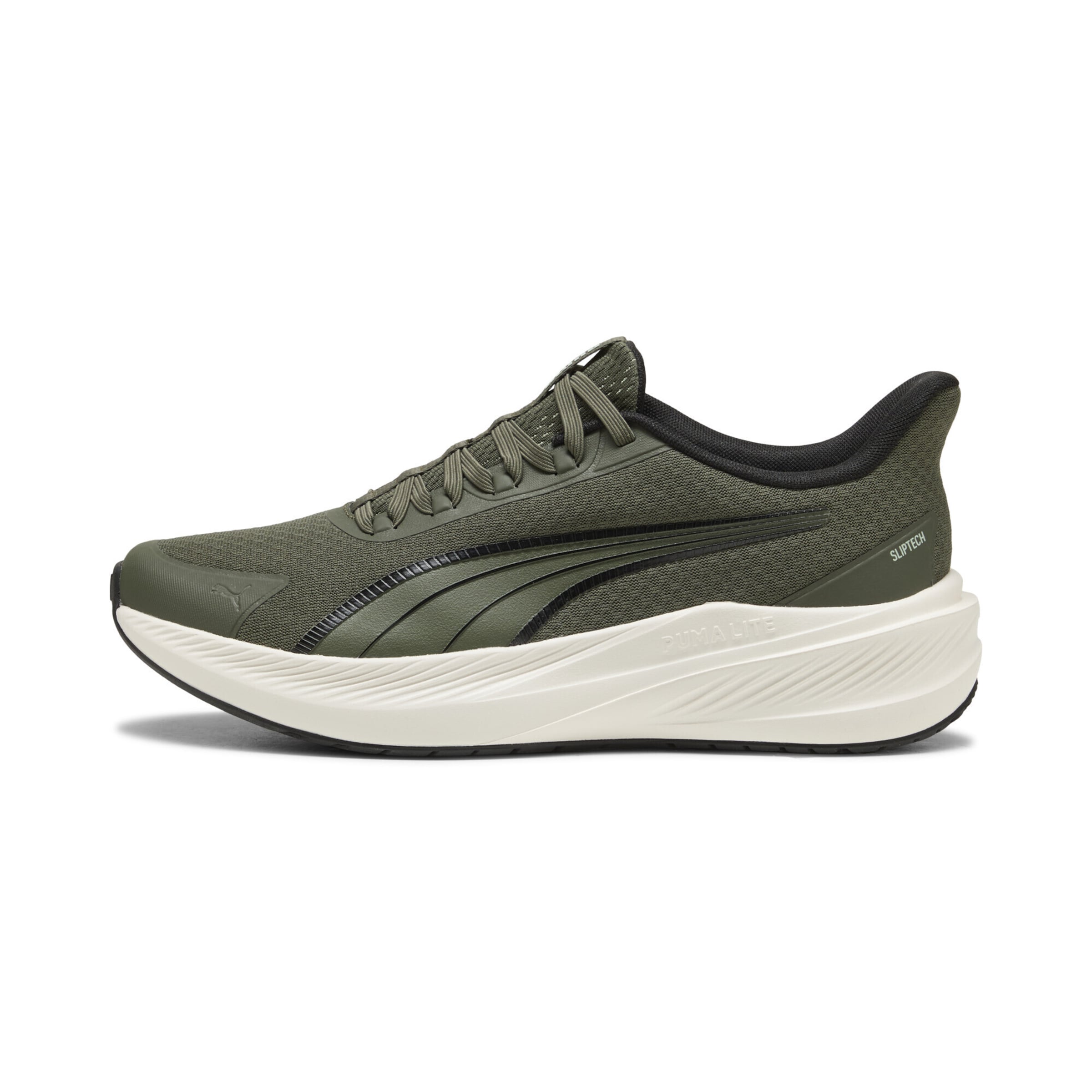 PUMA Running Shoes in Green: front