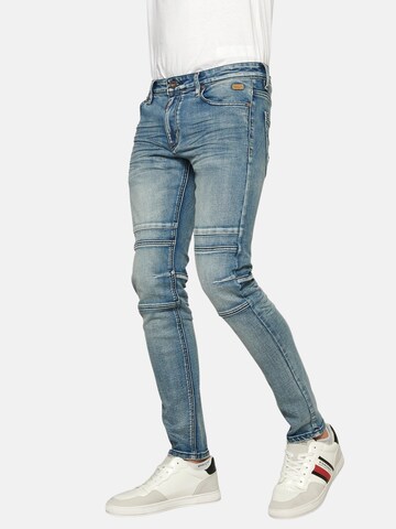 KOROSHI Skinny Jeans in Blauw: voorkant