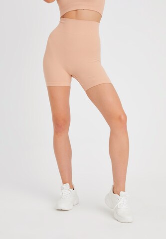 Leif Nelson Sport Shorts in Beige: predná strana