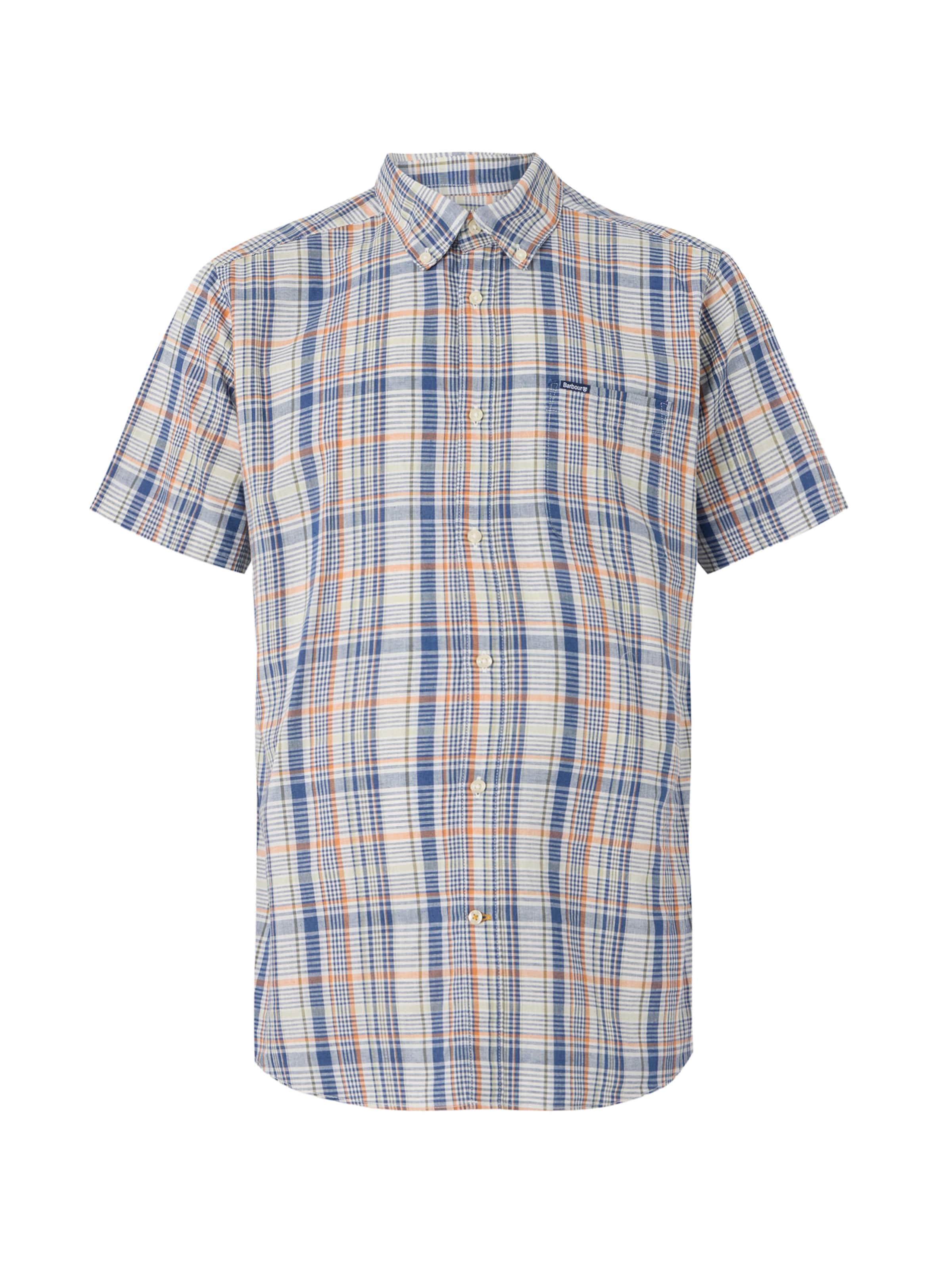 Barbour Regular fit Skjorta 'Elton' i blå: framsida