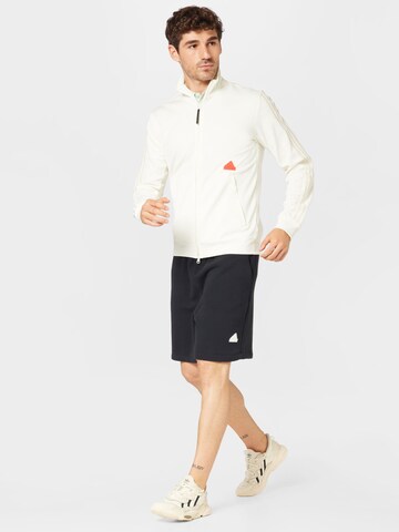 ADIDAS SPORTSWEAR Training Jacket '3-Stripes Fitted' in White