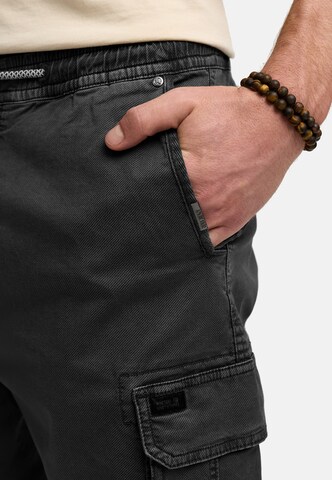 INDICODE JEANS Regular Cargo trousers 'INKews' in Grey