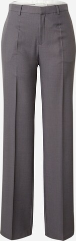 Neo Noir Loose fit Trousers with creases 'Alice' in Grey: front