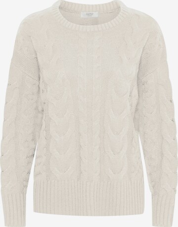 Pull-over 'Otana' Oxmo en blanc : devant