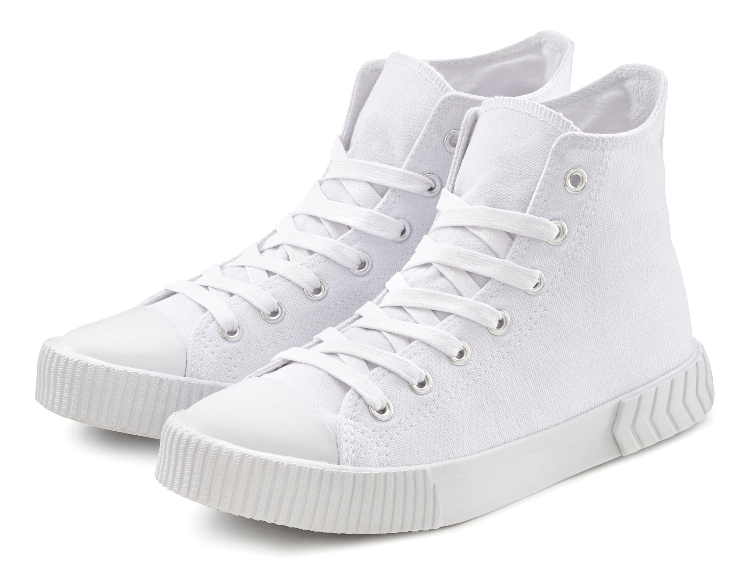 LASCANA Korkeavartiset tennarit värissä valkoinen