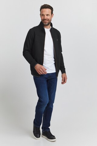 FQ1924 Sweatvest 'Jules' in Zwart