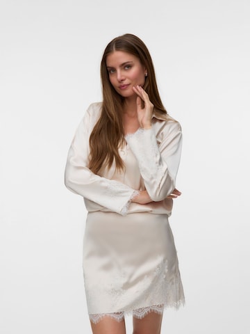 VERO MODA - Blusa 'VMRose' en beige: frente