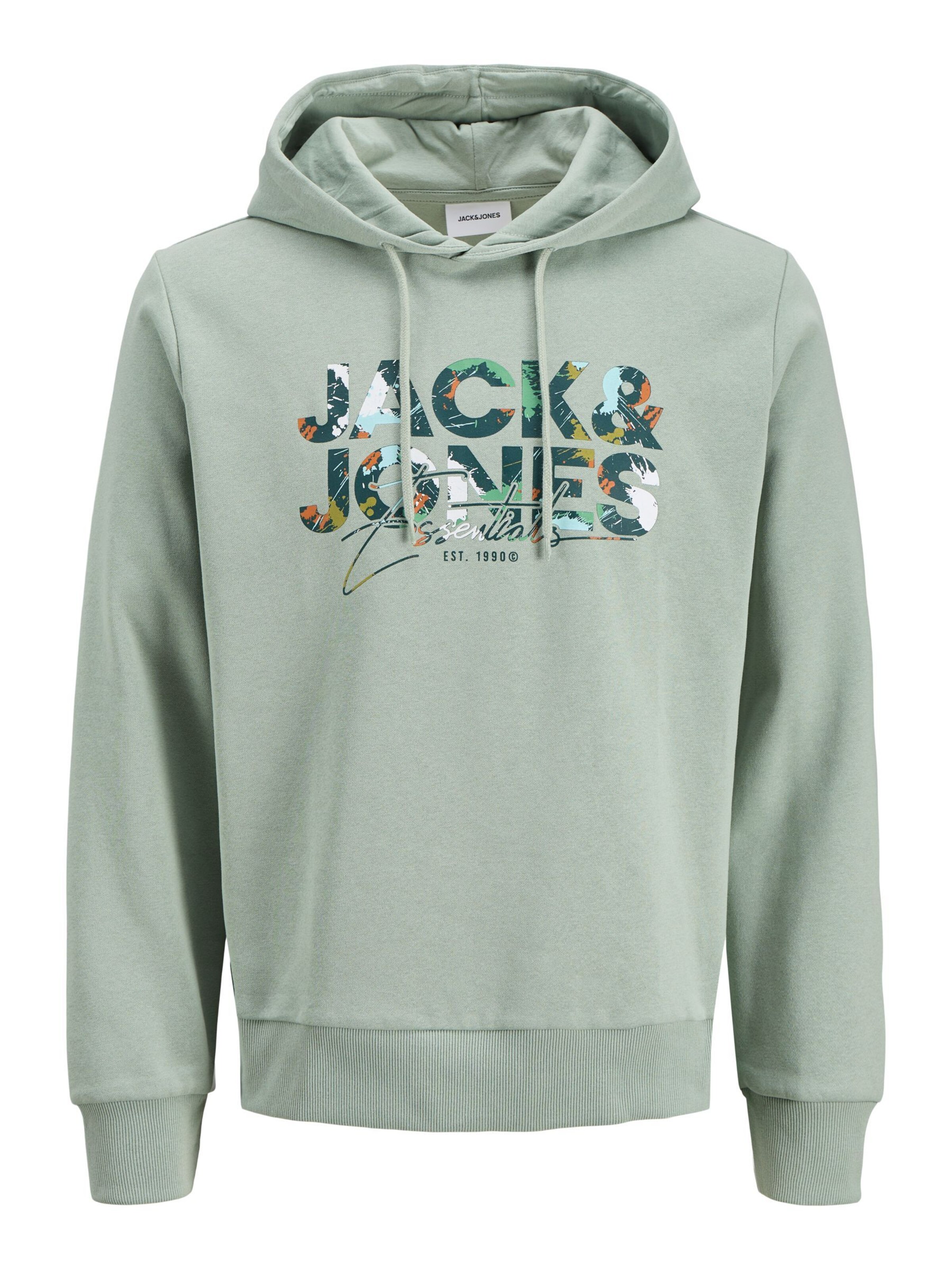 Sweat-shirt JACK & JONES en vert : devant