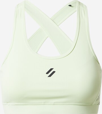 Superdry Bustier Sport-BH 'Core' in Grün: predná strana