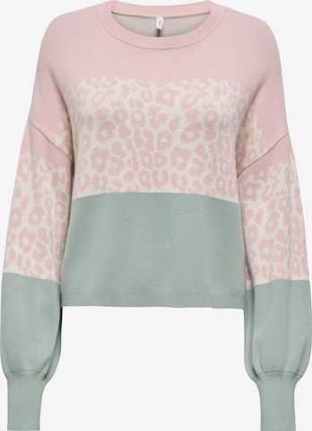 ONLY Neulepaita 'ONLLEONA' värissä vaaleanpunainen: etupuoli