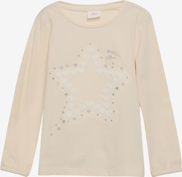s.Oliver Shirt in Beige: front