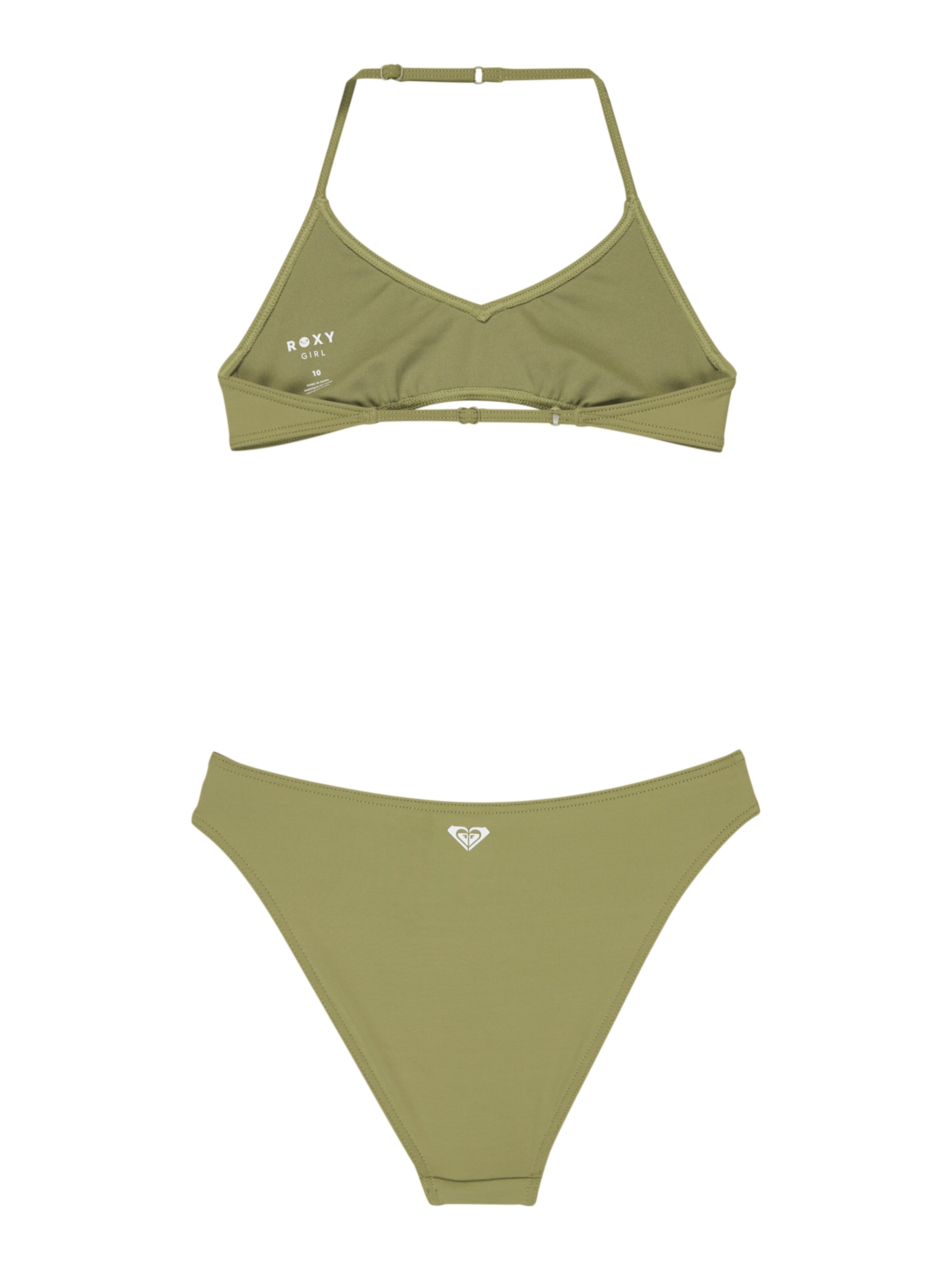 ROXY Bustier Badeanzug 'Solid Active' in Grün