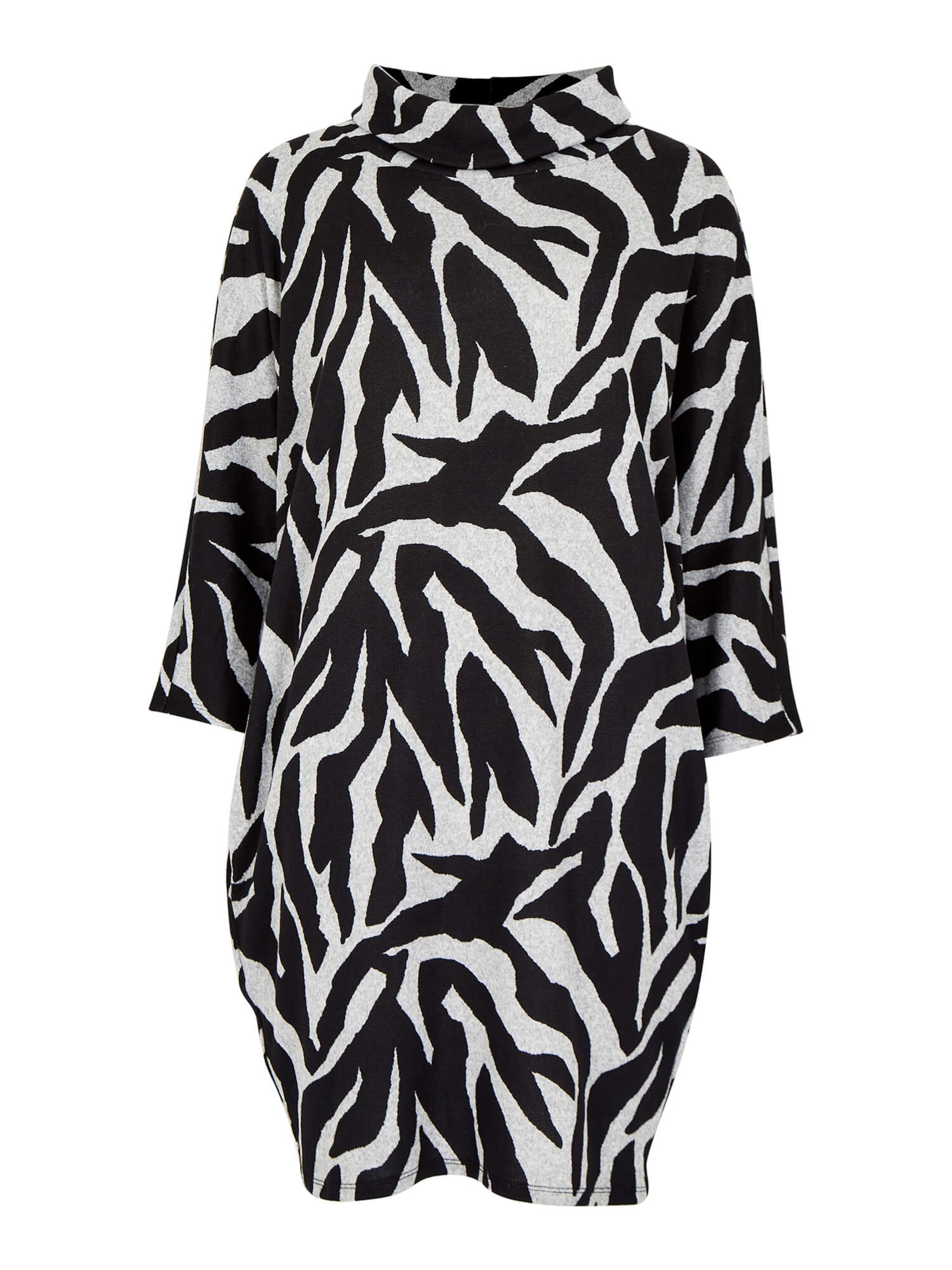 Apricot Oversized jurk in Grijs: voorkant