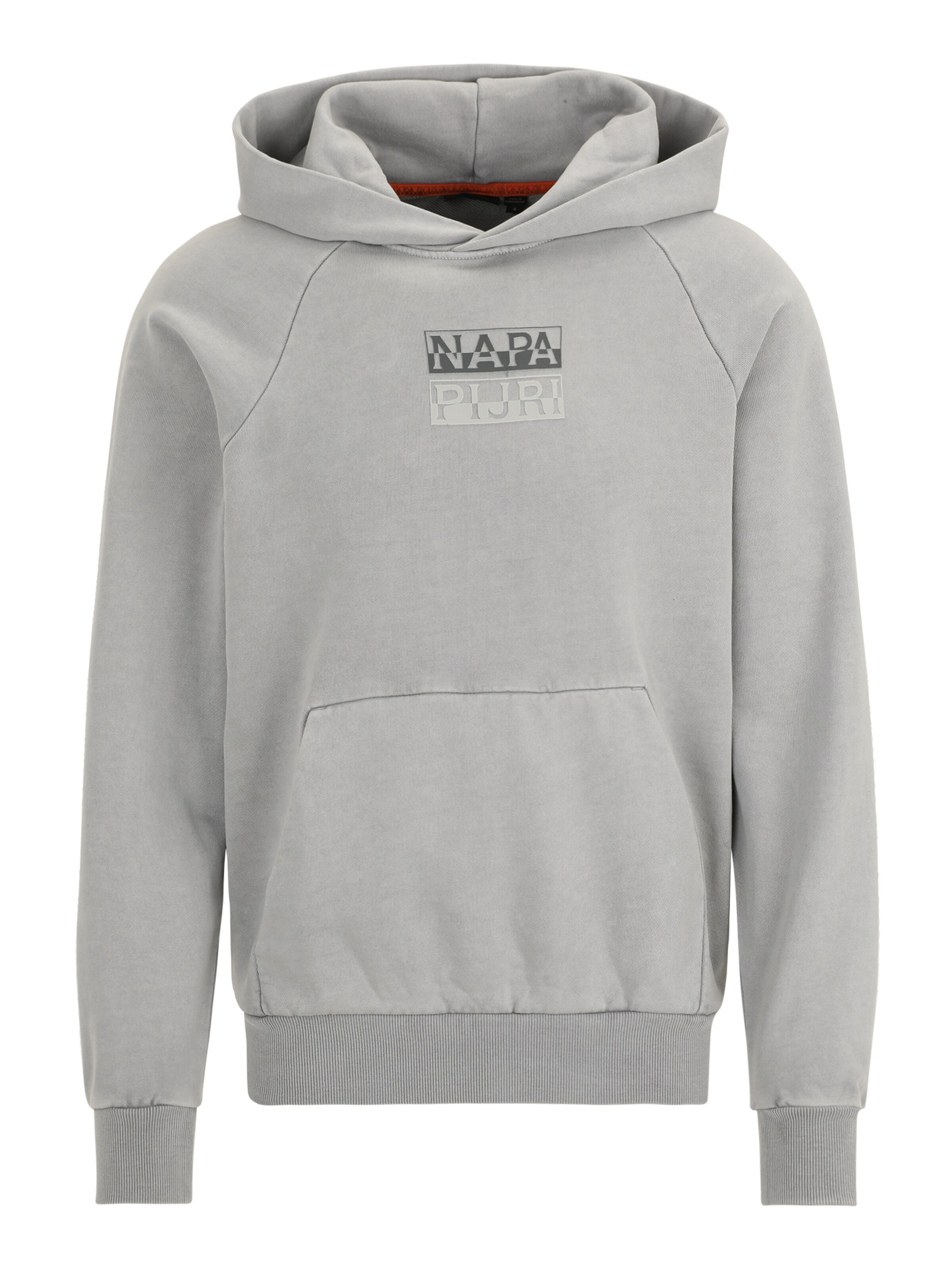 NAPAPIJRI Sweatshirt 'B-CORTONA' i grå: framsida