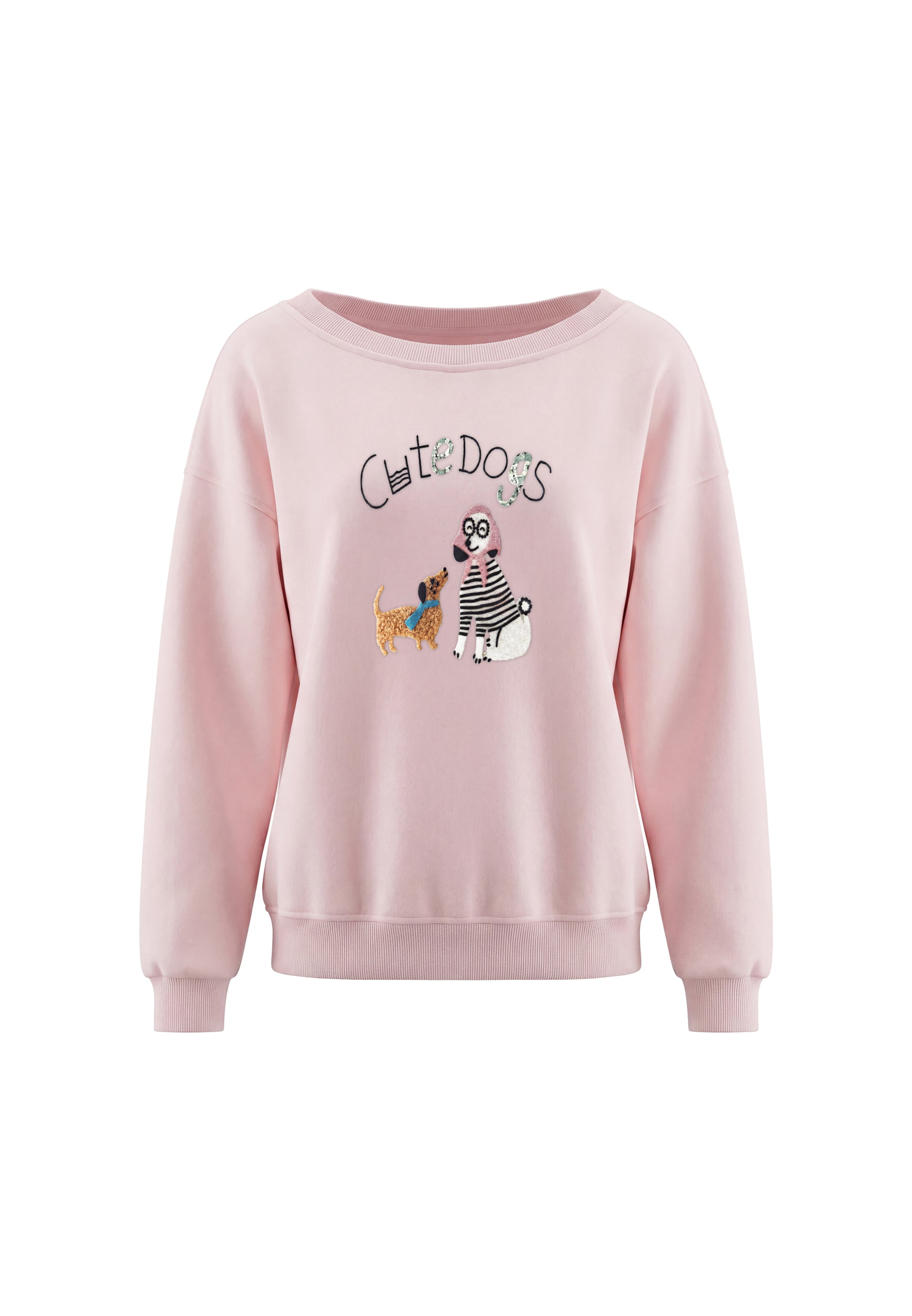 Sweat-shirt MYMO en rose : devant