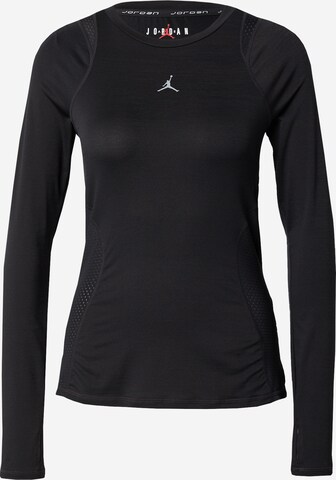 T-shirt Jordan en noir : devant