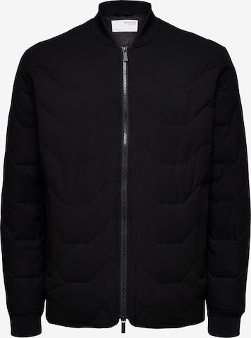 SELECTED HOMME Between-season jacket 'DECKARD' in Black: front