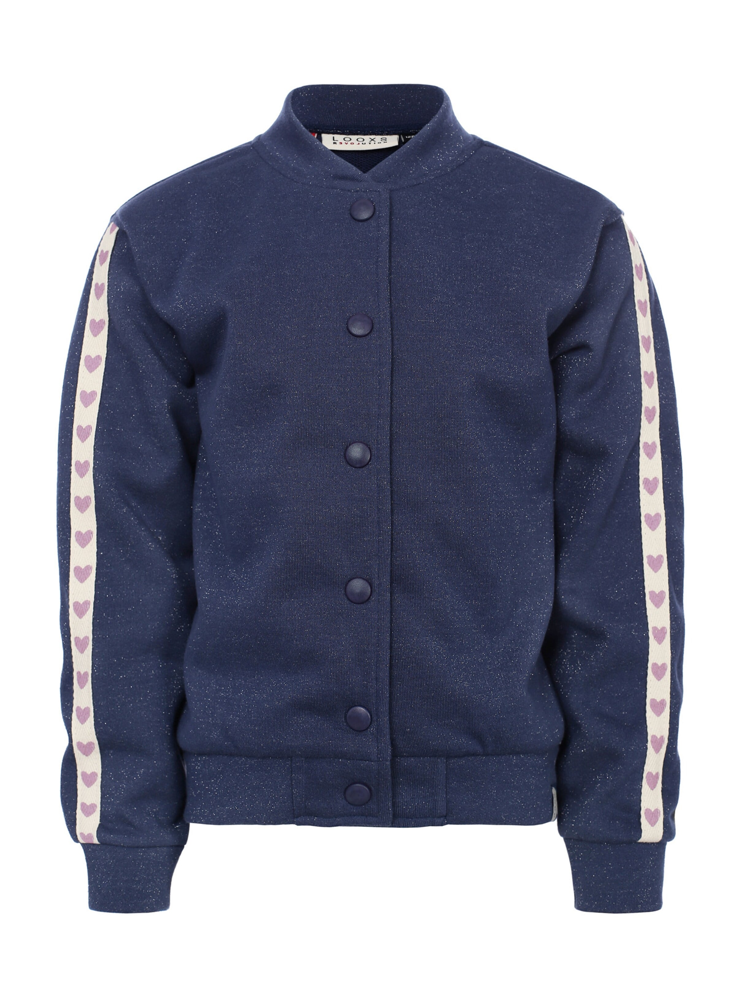 Sweat-shirt Looxs Revolution en bleu : devant
