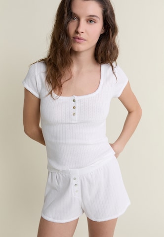 Chemise de nuit 'Katell' ETAM en blanc