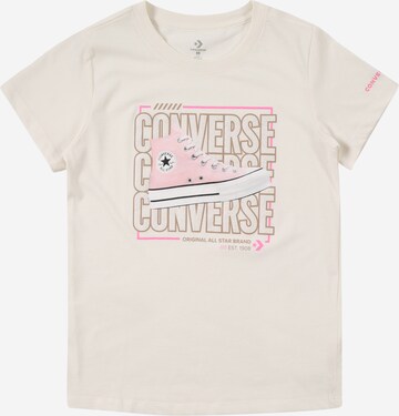 CONVERSE T-shirt 'CHUCK TAYLOR' i rosa: framsida