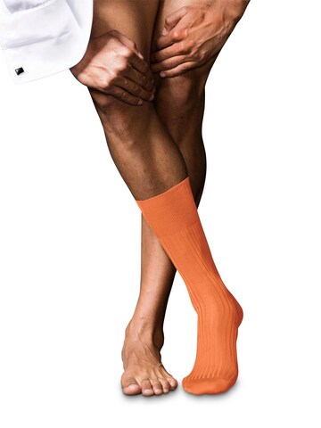 FALKE Socks 'No. 10 Pure Fil d´Écosse' in Red: front