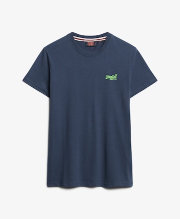 T-Shirt 'Essential' Superdry en bleu
