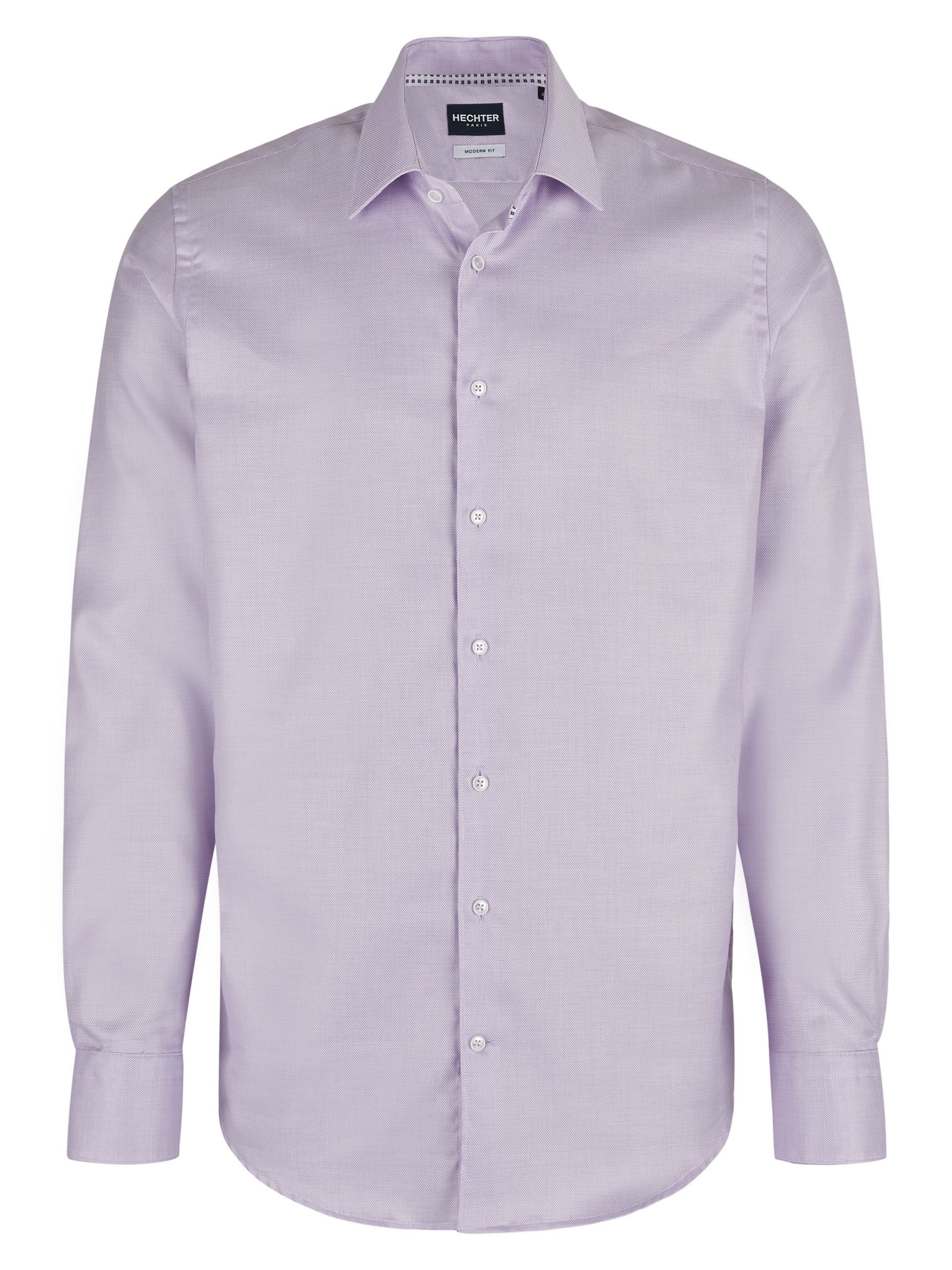 Coupe regular Chemise business HECHTER PARIS en violet : devant