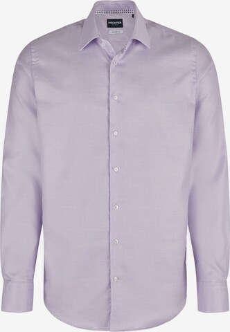 HECHTER PARIS Regular fit Business Shirt in Purple: front