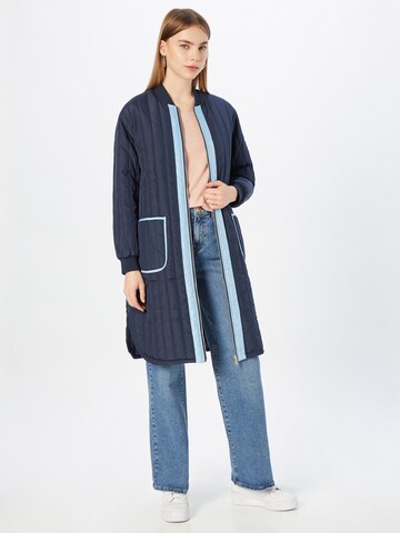 Soft Rebels Between-Seasons Coat 'Reverse' in Blue