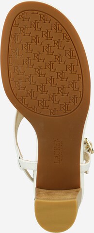 Lauren Ralph Lauren - Sandalias de dedo 'WESTCOTT' en blanco