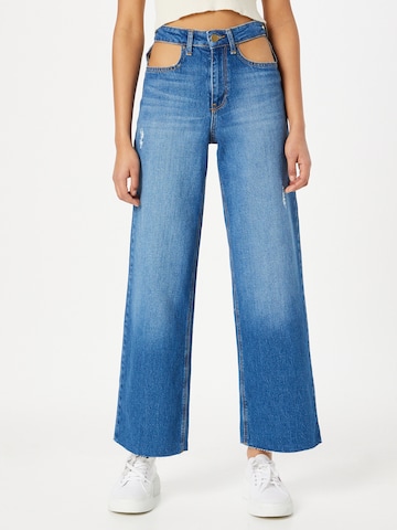 ONLY Wide leg Jeans 'BIANCA' in Blauw: voorkant