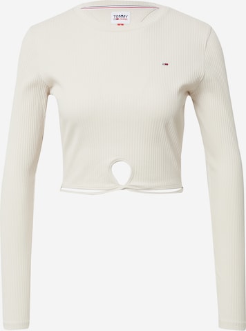 Tommy Jeans Skjorte i beige: forside