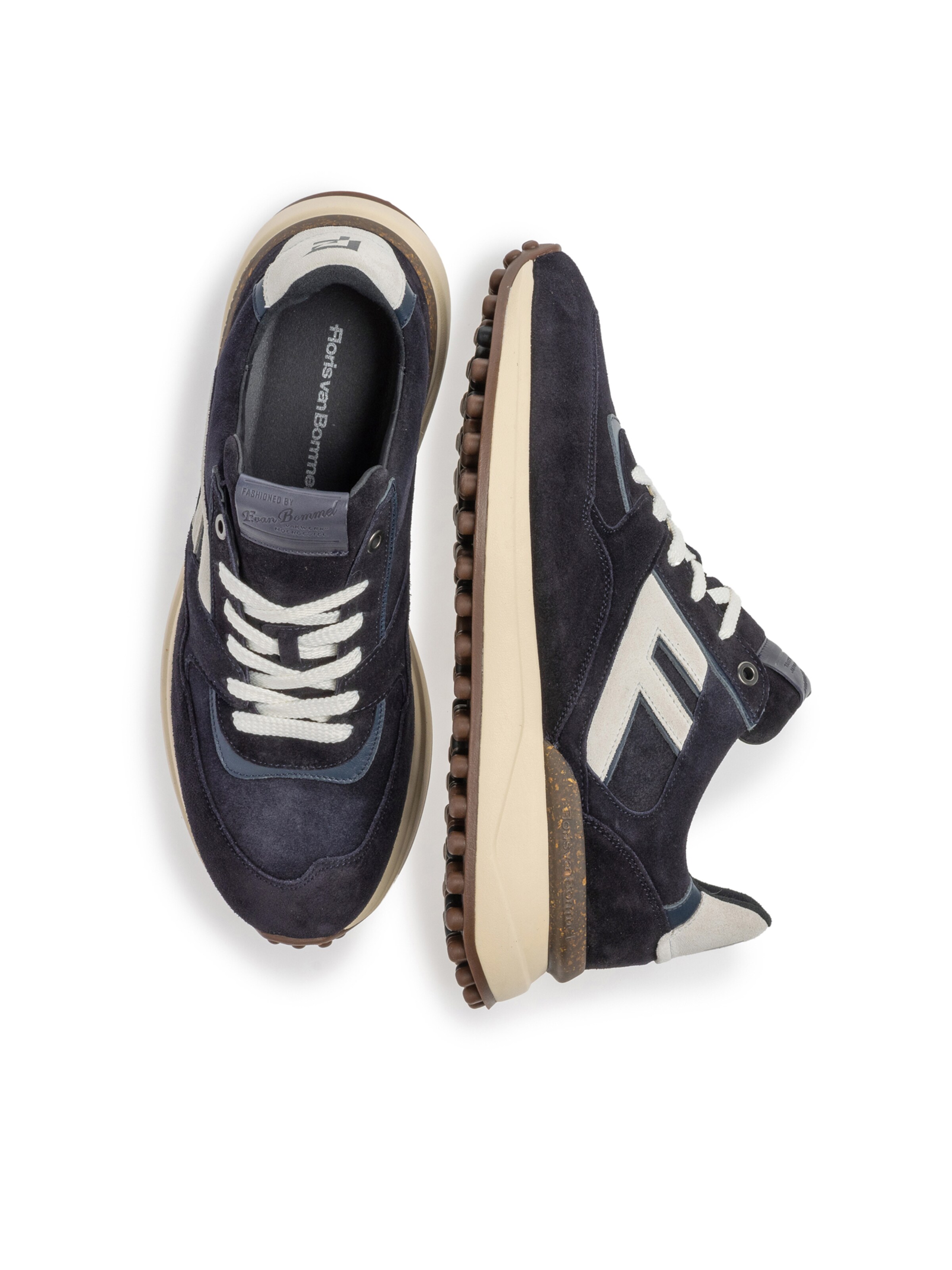 Floris van Bommel Sneakers laag 'Noppi 29' in Blauw