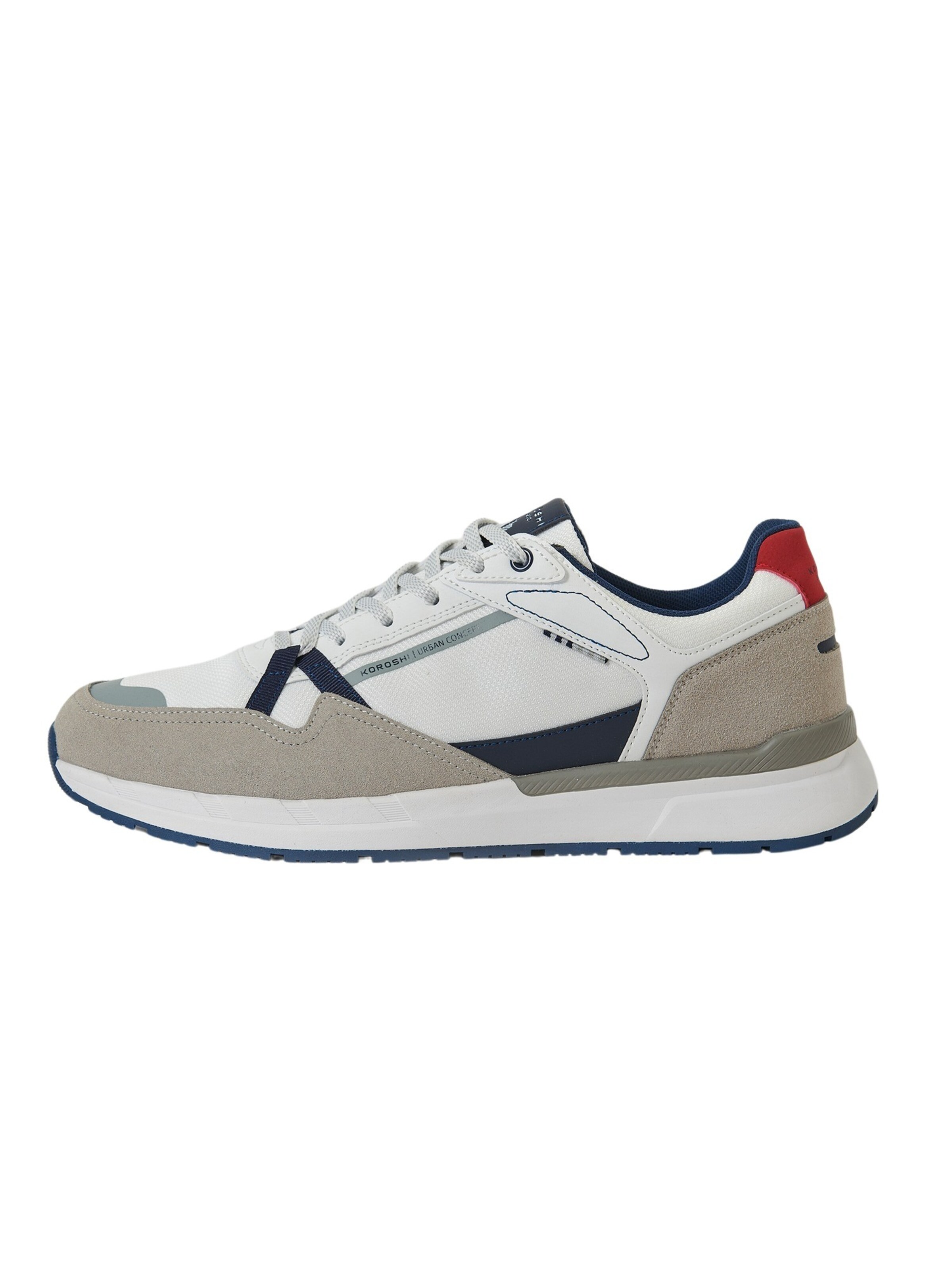 KOROSHI Platform trainers in White: front