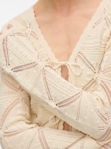 VERO MODA Strickjacke 'VMLola' in Beige