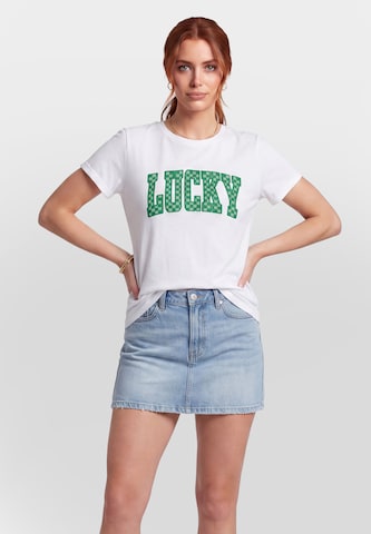 usha FESTIVAL - Camiseta en blanco: frente