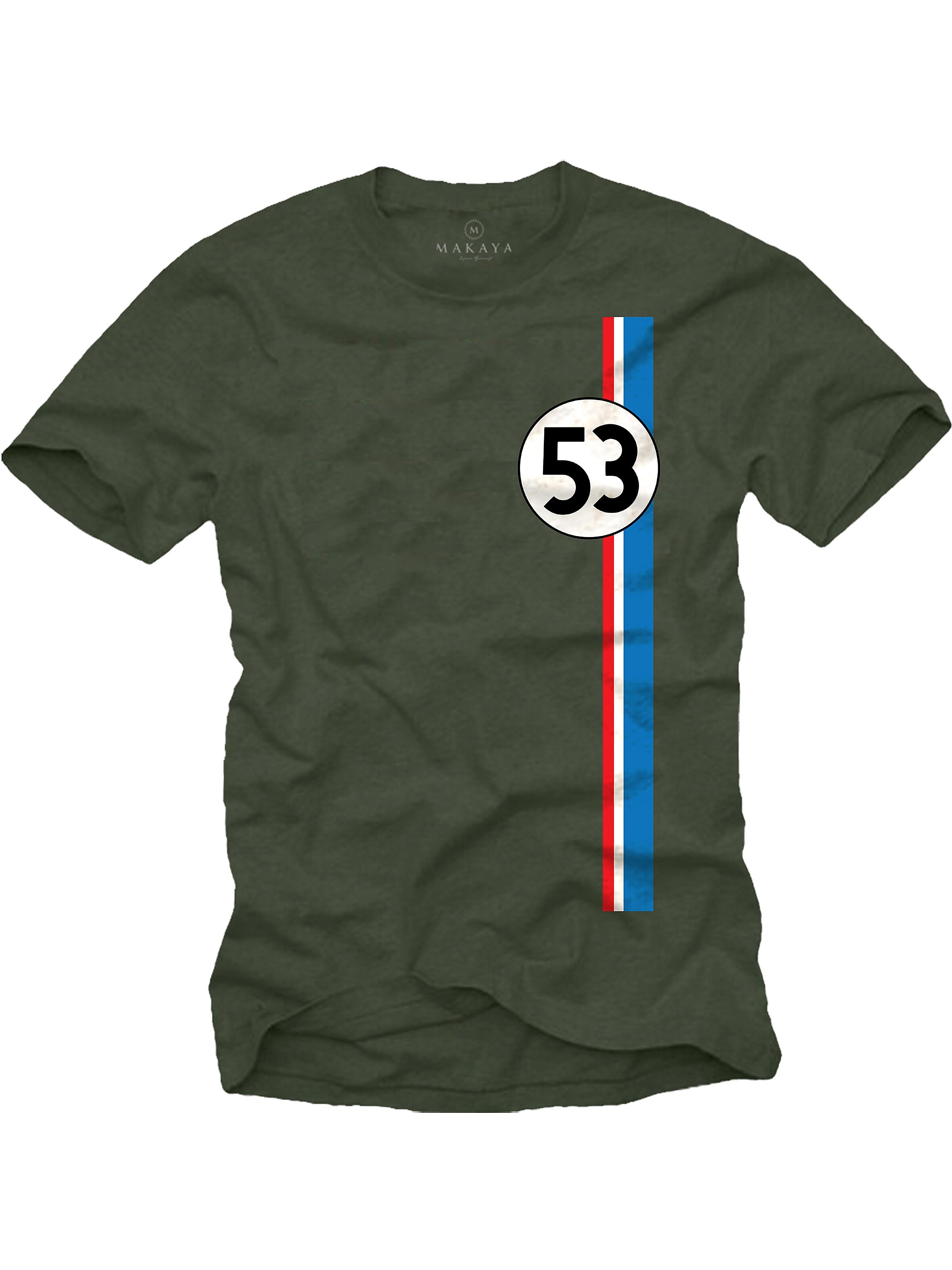 MAKAYA Shirt 'Herb-ie 53' in Green: front