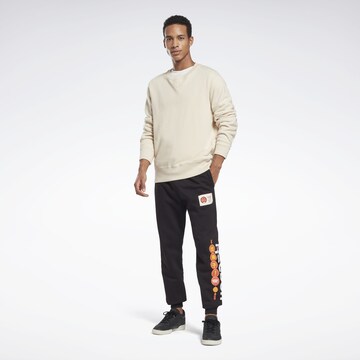 Reebok Tapered Broek in Zwart