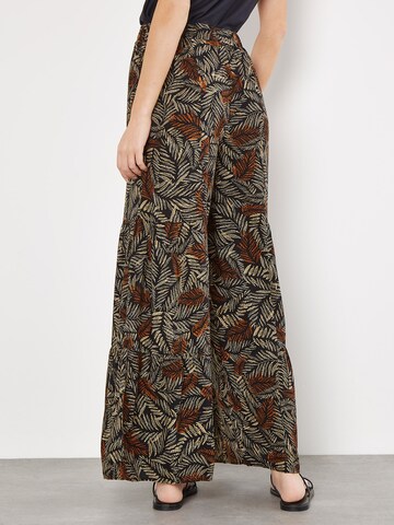 Wide Leg Pantalon Apricot en noir