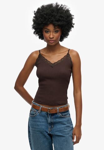 Superdry Top in Brown: front