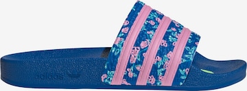ADIDAS ORIGINALS Beach & Pool Shoes ' Adilette' in Blue