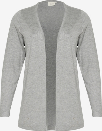 KAFFE CURVE - Cárdigan 'KC Farsia' en gris: frente