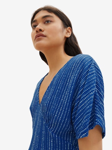 TOM TAILOR DENIM Blouse in Blauw