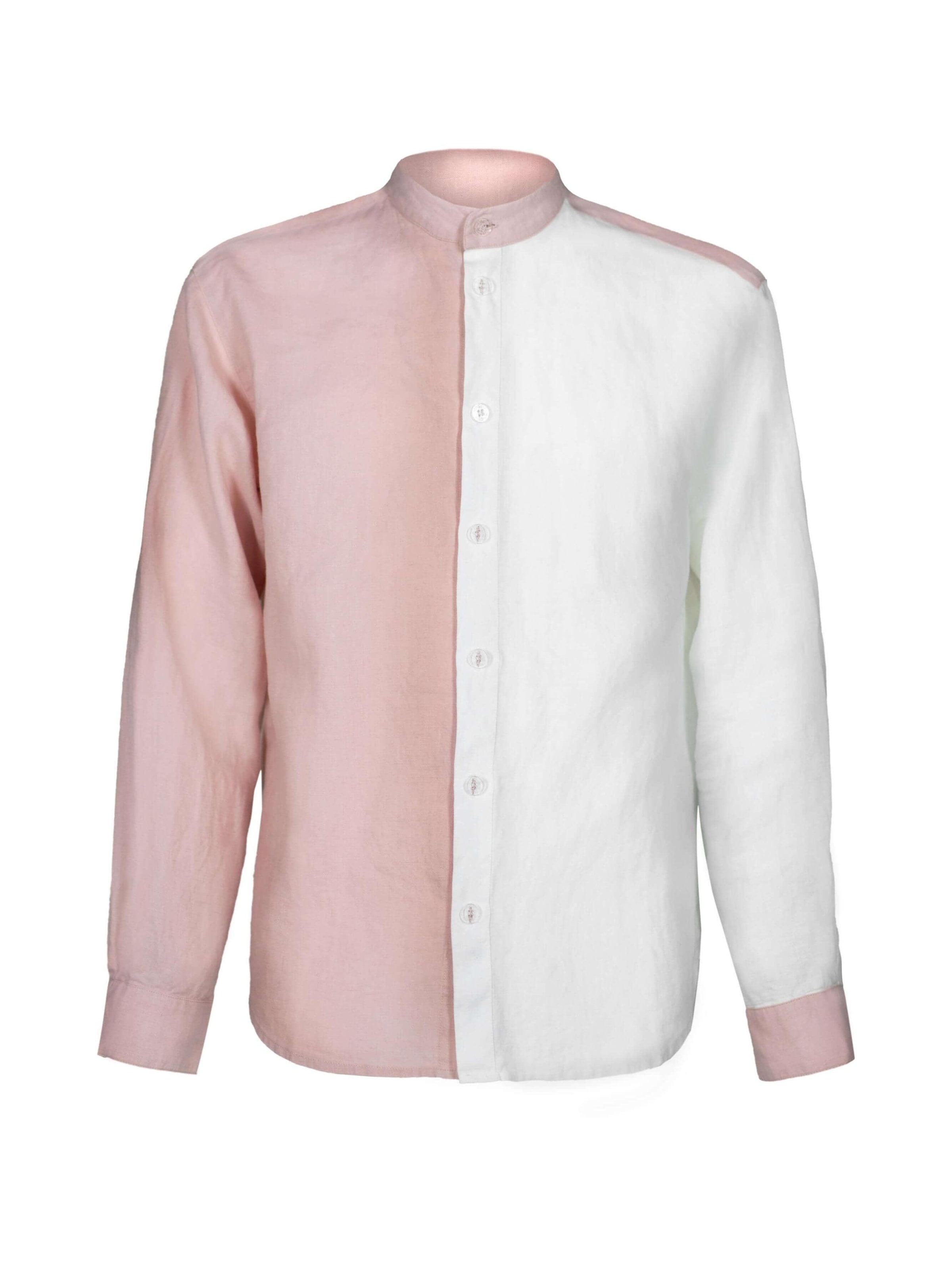 Fit confort Chemise HACOY en rose : devant